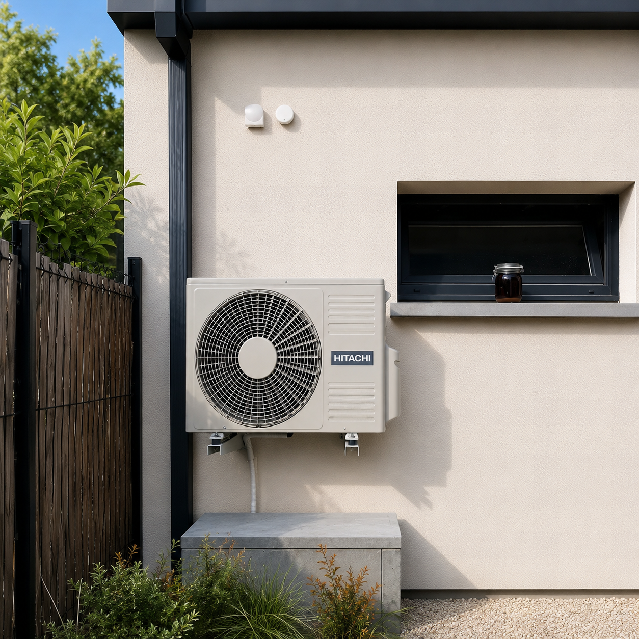Climatisation réversible et confort d'été à Péroug